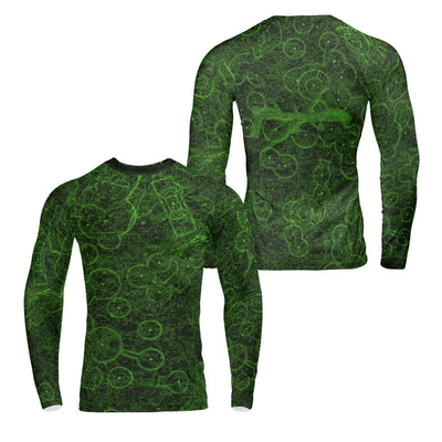 Long Sleeve Rash Guard The Huntsville to Fort Campbell Long-Sleeve Compression Base Layer Shirt