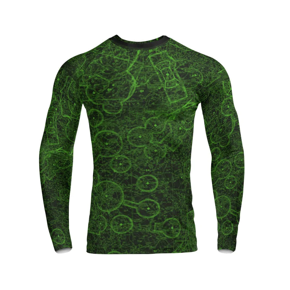 Long Sleeve Rash Guard XS The Huntsville to Fort Campbell Long-Sleeve Compression Base Layer Shirt