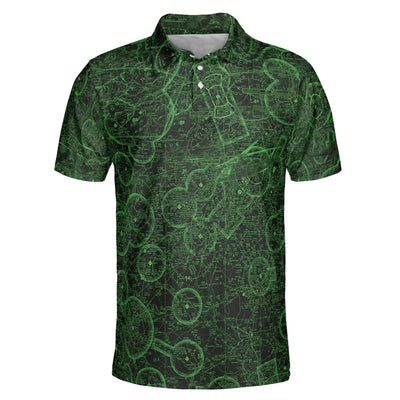 AOP Polo Shirt The Huntsville to Fort Campbell Night Vision Polo