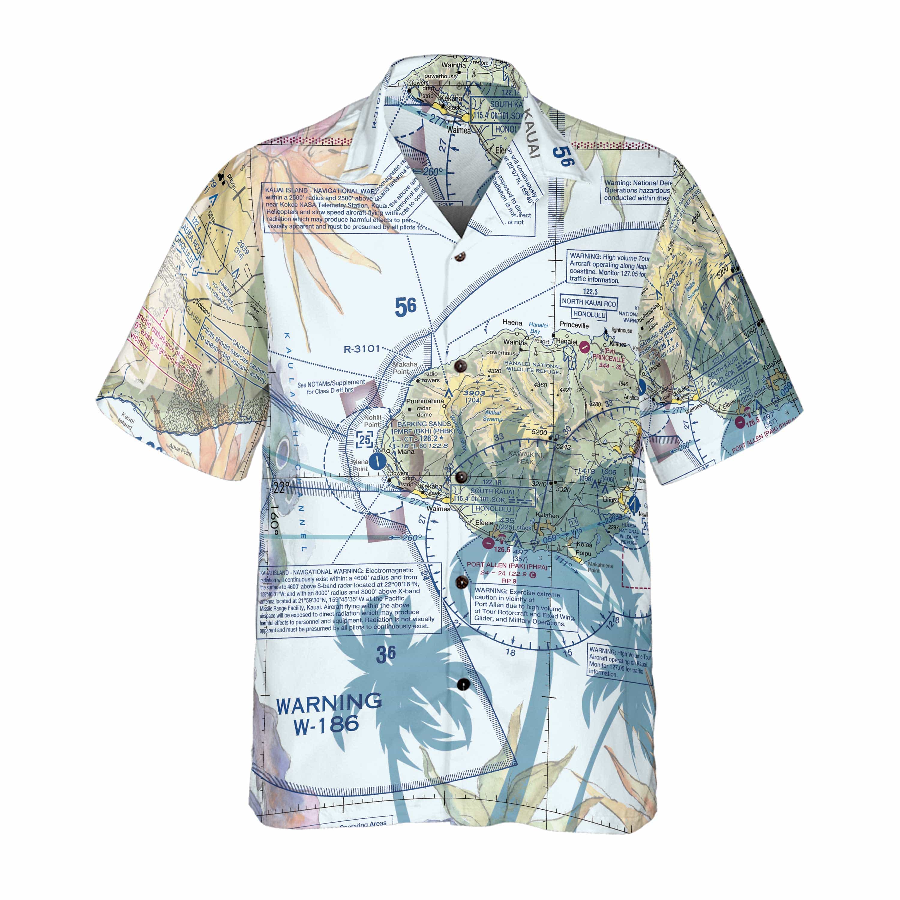 The Kauai Volcano Tour Coconut Button Camp Shirt – pilotquarters