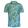 AOP Polo Shirt The Ketchikan Blue Summer Polo Shirt