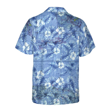 AOP Coconut Button Shirt The Key West Casual Aviator Coconut Button Camp Shirt