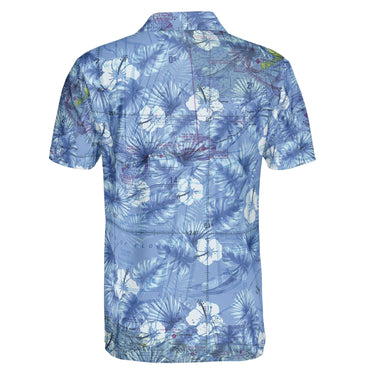 AOP Polo Shirt The Key West Casual Aviator Polo Shirt