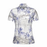 Women Polo Shirt The Key West Purple Blossoms Women's Polo Shirt