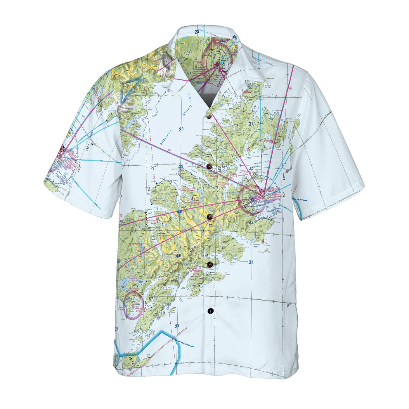 The Kodiak Aviator Coconut Button Camp Shirt