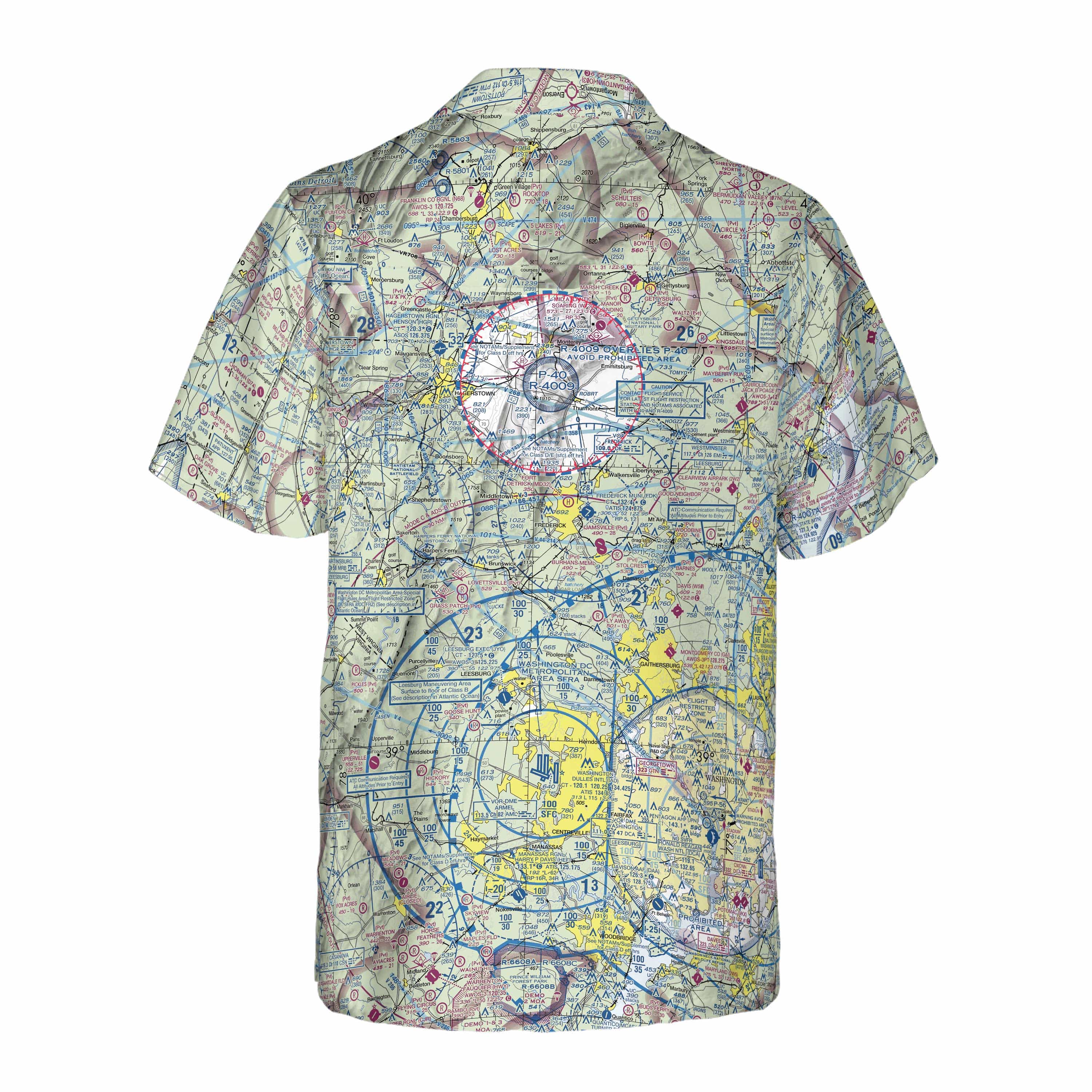 AOP Coconut Button Shirt The Leesburg to Camp David VFR Coconut Button Camp Shirt