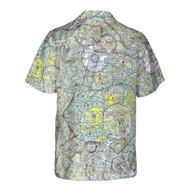 AOP Pocket Hawaiian Shirt The Leesburg to Camp David VFR Pocket Camp Shirt