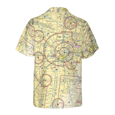 AOP Coconut Button Shirt The Lubbock Aviator VFR Coconut Button Camp Shirt