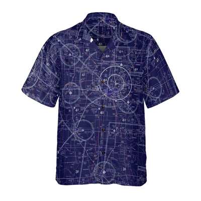 AOP Coconut Button Shirt The Lubbock Night Vision Coconut Button Camp Shirt