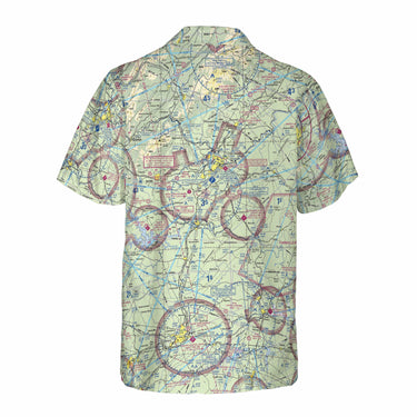 AOP Coconut Button Shirt The Lynchburg Aviator VFR Coconut Button Camp Shirt