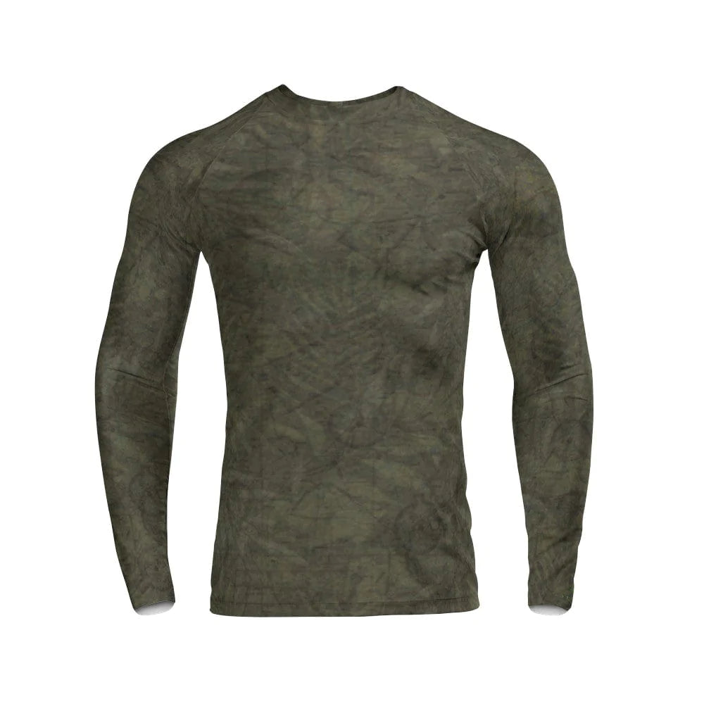 Long Sleeve Rash Guard XS The Memphis Sectional Long-Sleeve Compression Base Layer Shirt