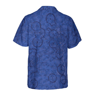 AOP Coconut Button Shirt The Nebraska Deep Blue Tropical Coconut Button Camp Shirt