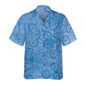 AOP Coconut Button Shirt The Nebraska Tropical Blue Coconut Button Camp Shirt