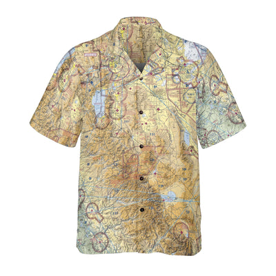 AOP Coconut Button Shirt The Nevada Flight Above Coconut Button Camp Shirt