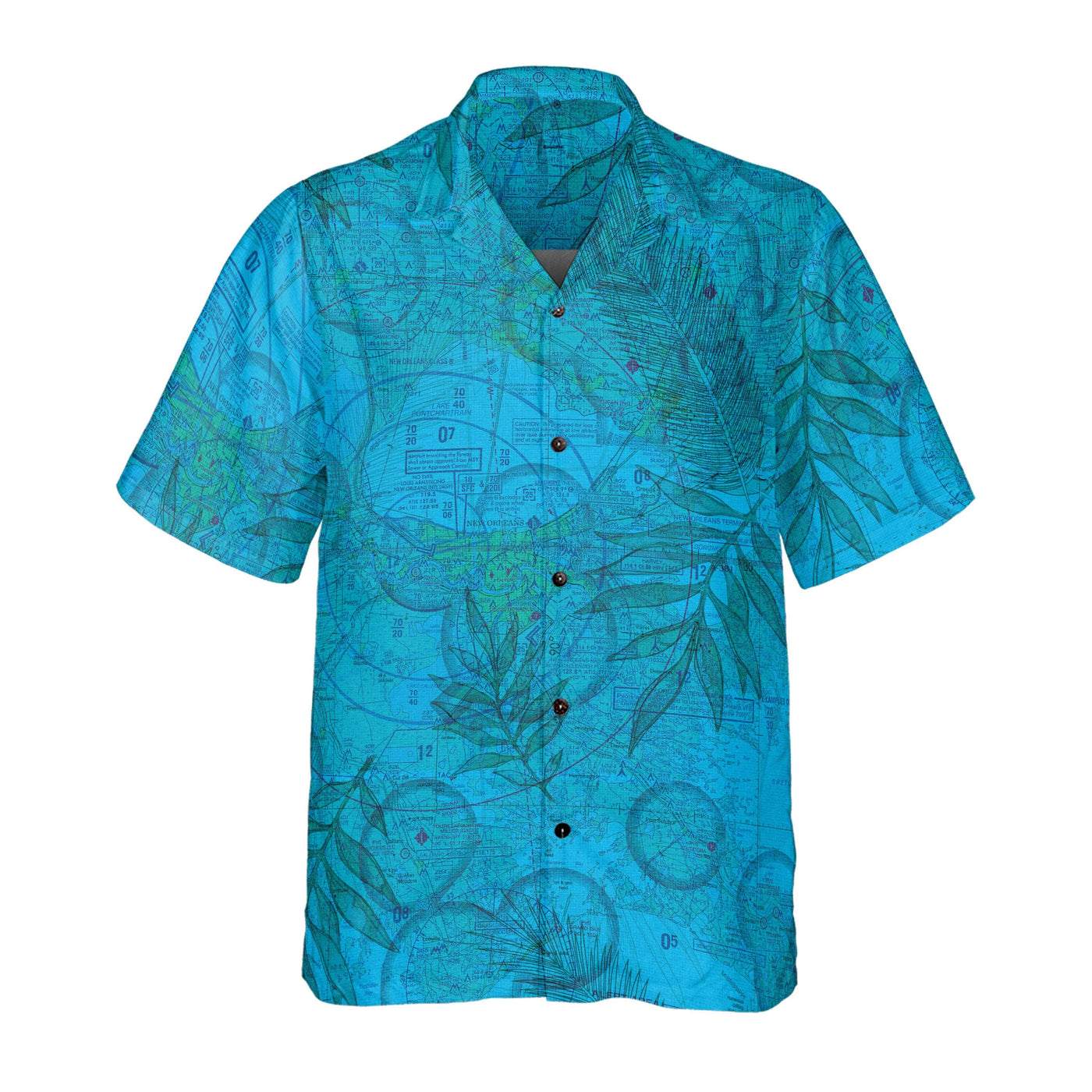AOP Coconut Button Shirt The New Orleans Blues Coconut Button Aloha Shirt