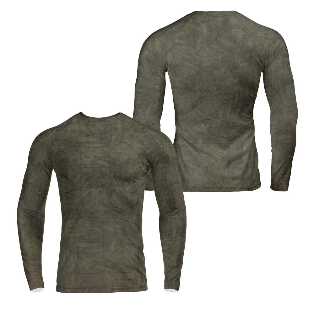 Long Sleeve Rash Guard The New Orleans Sectional Long-Sleeve Compression Base Layer Shirt