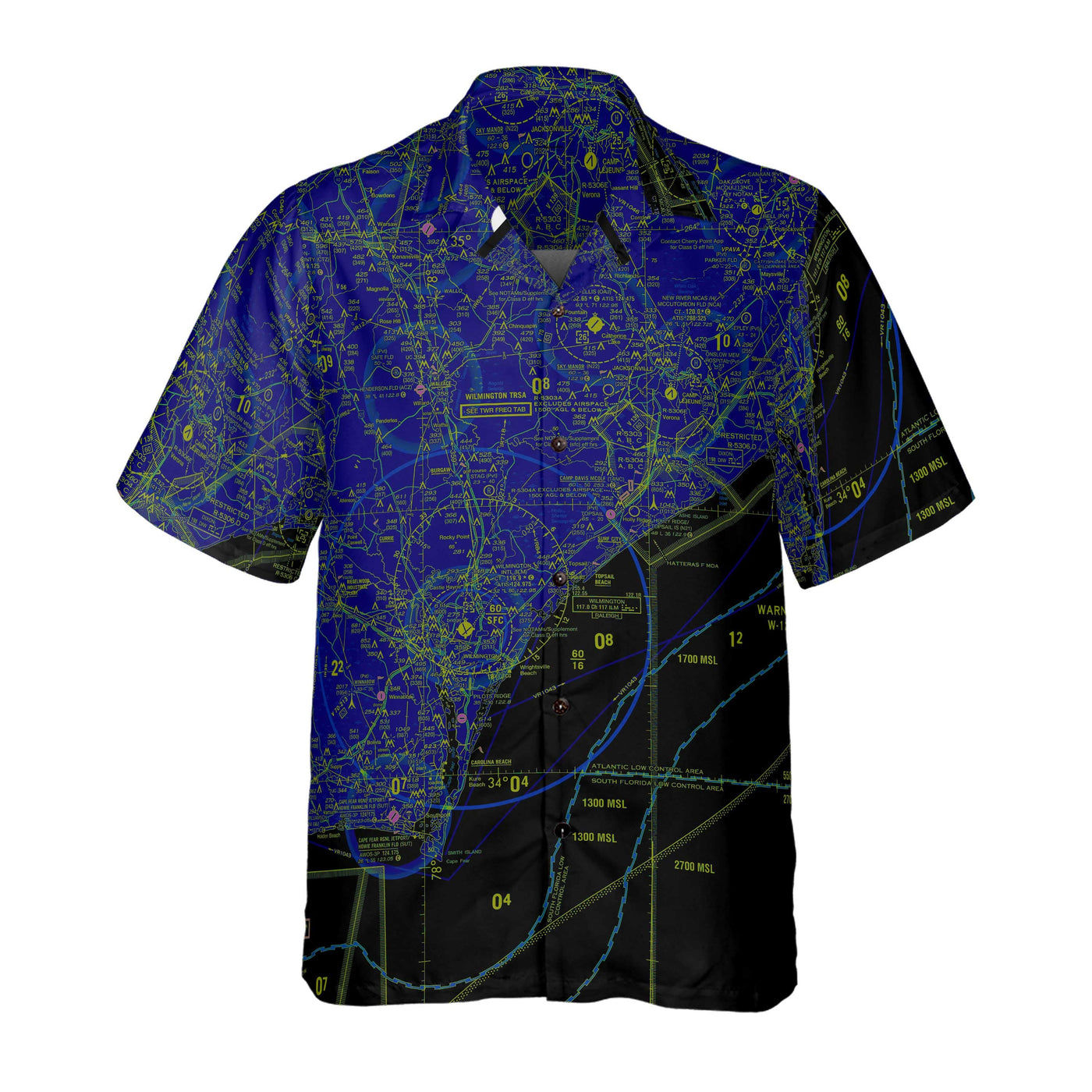 AOP Coconut Button Shirt The New River Night Sky Coconut Button Camp Shirt