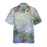 AOP Coconut Button Shirt The New River Tropical Palms Coconut Button Camp Shirt