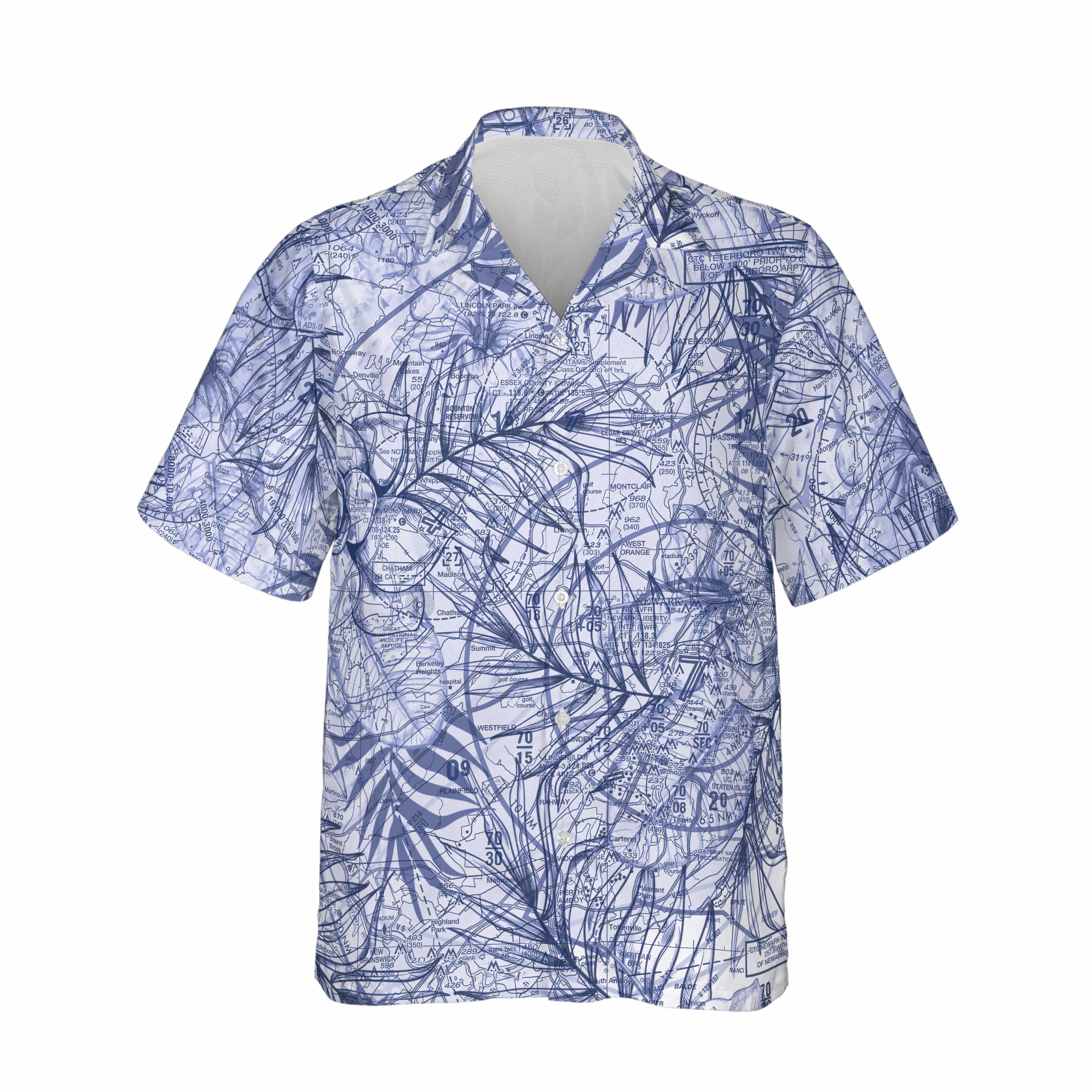AOP Hawaiian Shirt The New York City Blues Shirt