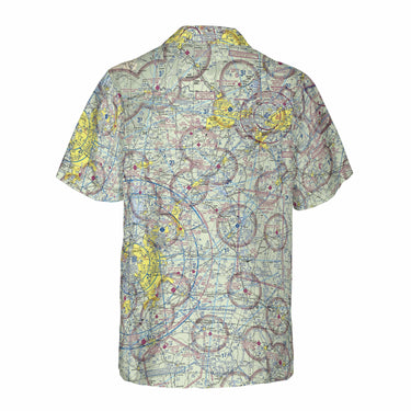 AOP Coconut Button Shirt The North Carolina Flight Above Coconut Button Camp Shirt