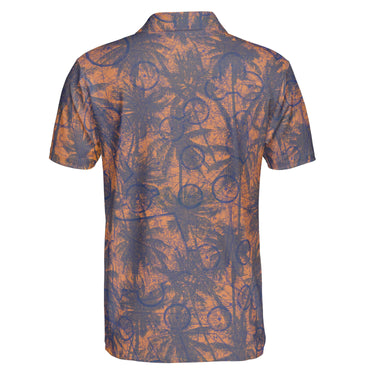 AOP Polo Shirt The Orange and Blue Auburn VFR Polo Shirt