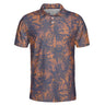 AOP Polo Shirt The Orange and Blue Auburn VFR Polo Shirt