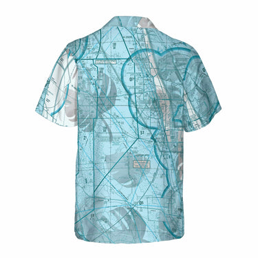 AOP Custom Regular Fit Hawaii Shirt The Orlando Aviator Turquoise Vibe Coconut Button Aloha Shirt