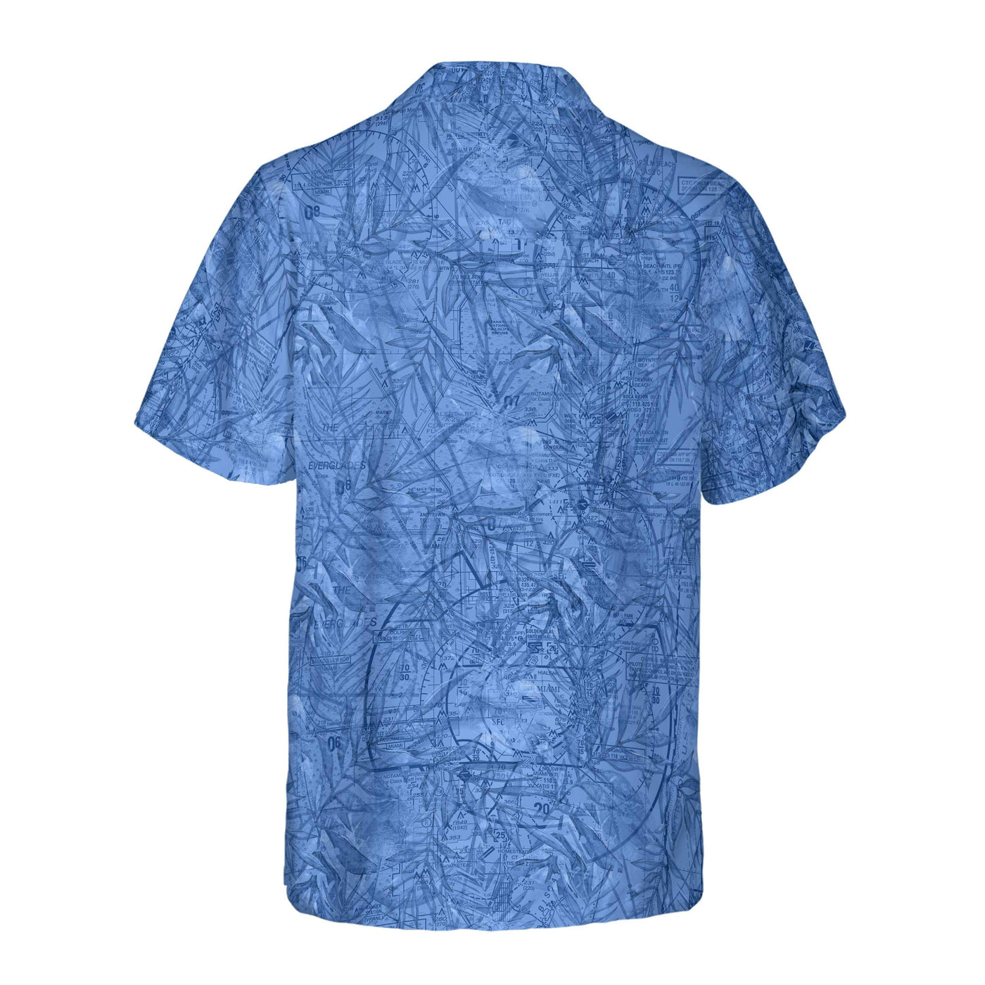 AOP Coconut Button Shirt The Orlando to Ft Lauderdale Blue Skies Coconut Button Camp Shirt