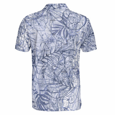 AOP Polo Shirt The Orlando to Ft Lauderdale Blues Polo Shirt