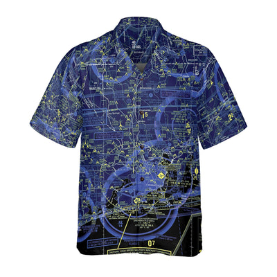 AOP Pocket Hawaiian Shirt The Pensacola Naval Aviator Coconut Button Camp Shirt