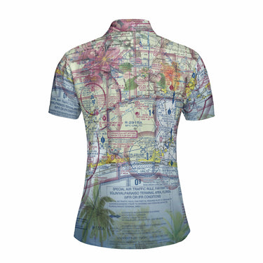 Women Polo Shirt The Pensacola Palms Aviator Women's Polo Shirt