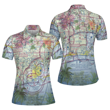 Women Polo Shirt The Pensacola Palms Aviator Women's Polo Shirt