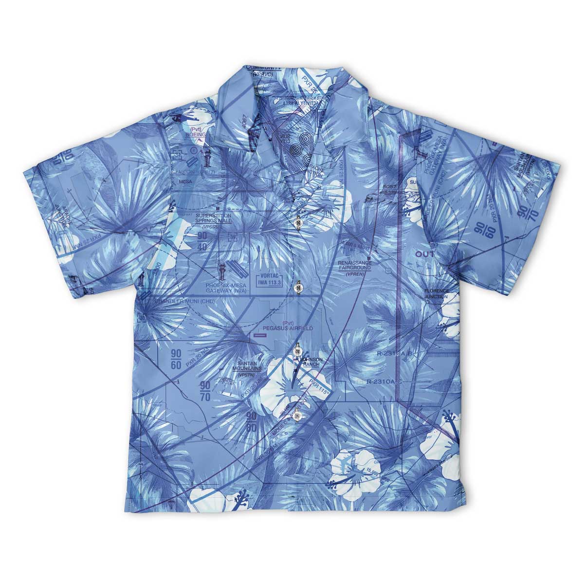 Youth Hawaiian Shirt The Phoenix Style Young Aviator Shirt