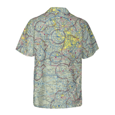 AOP Coconut Button Shirt The Pittsburgh Aviator VFR Coconut Button Camp Shirt