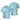 AOP Coconut Button Shirt The Sacramento Tropical Turquoise Coconut Button Camp Shirt