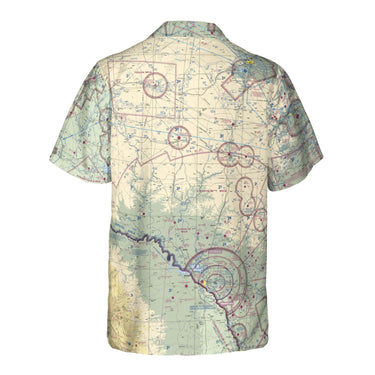 AOP Hawaiian Shirt The San Antonio to Gillespie County Pocket Camp Shirt