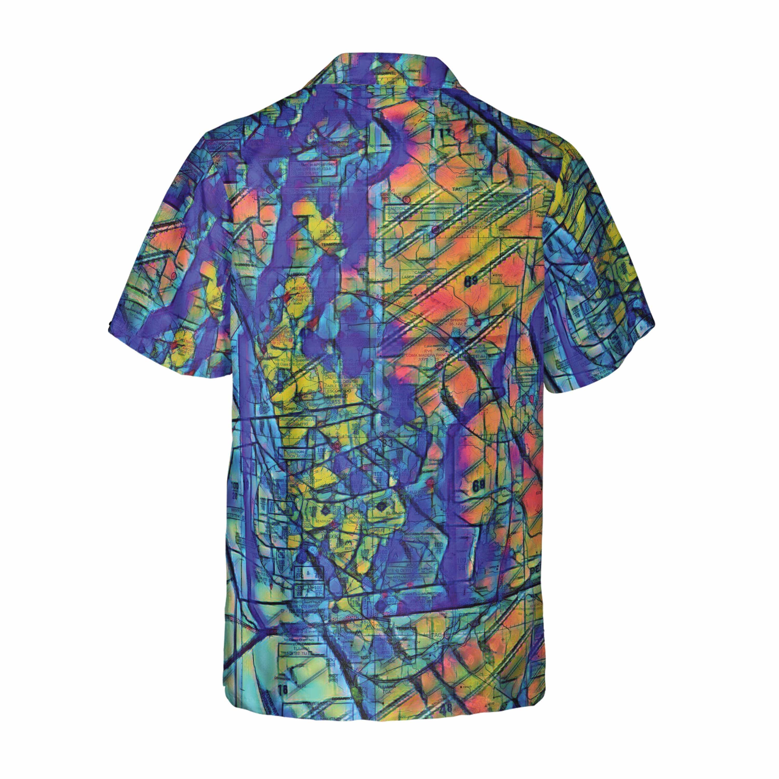 AOP Hawaiian Shirt The San Diego Abstract Aloha Shirt