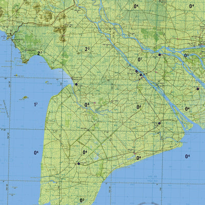 AOP Sleeveless Dress The South Vietnam Tactical Chart Sundress