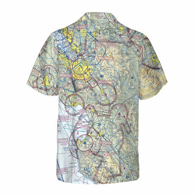 AOP Coconut Button Shirt The Southern to Central Cali Flight Above Coconut Button Camp Shirt