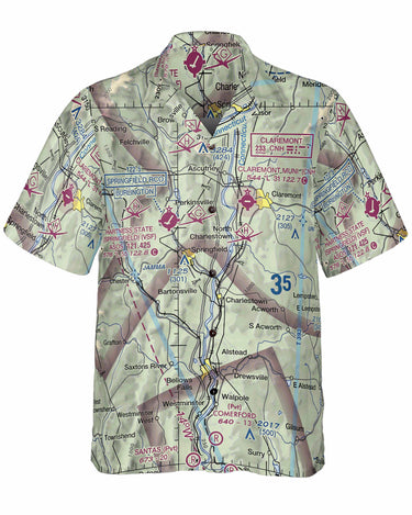 AOP Coconut Button Shirt The Southern Vermont Soaring Country Coconut Button Camp Shirt