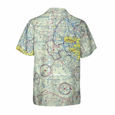AOP Hawaiian Shirt The Spirit of St. Louis VFR Flight Above Camp Shirt