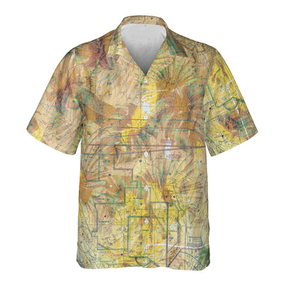 AOP Pocket Hawaiian Shirt The Sunburned in Vegas Shirt with Pocket