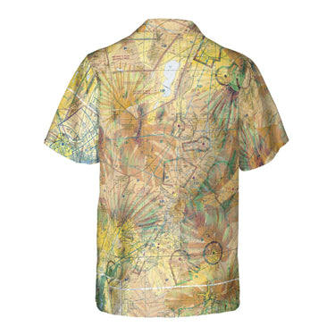 AOP Pocket Hawaiian Shirt The Sunburned in Vegas Shirt with Pocket