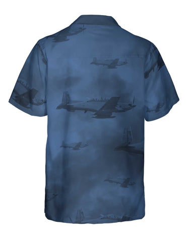 AOP Coconut Button Shirt The T-6 Texan II Stormy Weather Coconut Button Camp Shirt