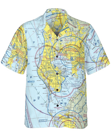 AOP Coconut Button Shirt The Tampa Bay Clearwater VFR Coconut Button Camp Shirt