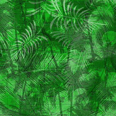 AOP Polo Shirt The Tropical Dakotas Deep Green Polo