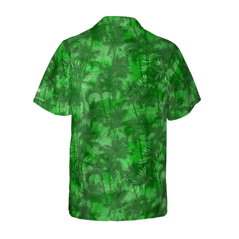AOP Hawaiian Shirt The Tropical Dakotas Deep Green Shirt