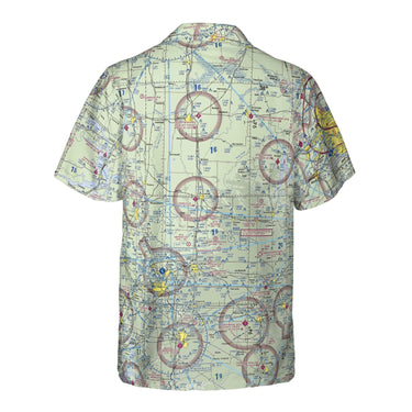 AOP Pocket Hawaiian Shirt The Tulsa Flight Above Pocket Shirt