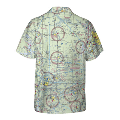AOP Pocket Hawaiian Shirt The Tulsa Flight Above Pocket Shirt