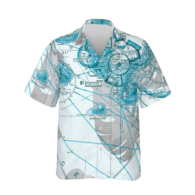 AOP Hawaiian Shirt The Turquoise Oahu and Maui Casual Shirt